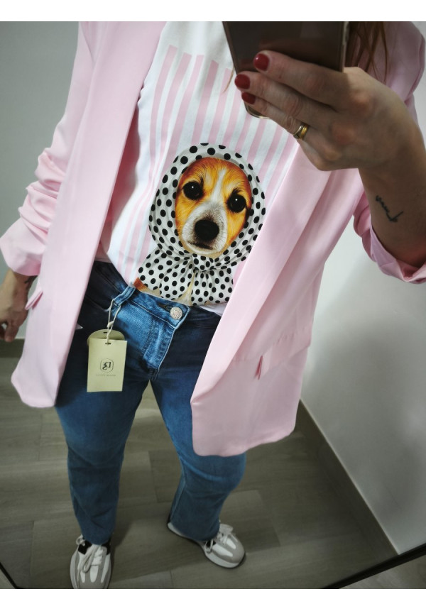 Camisetas perrito rayas