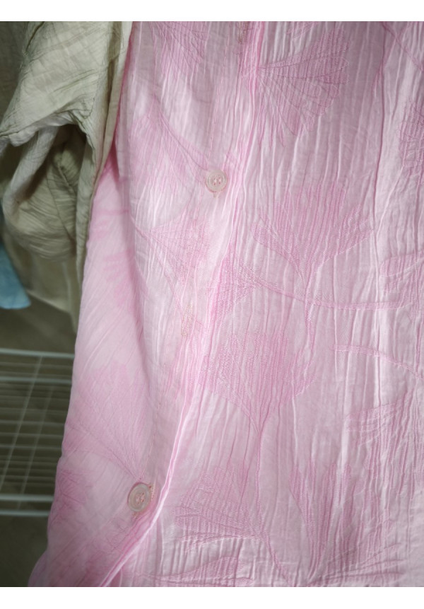 Camisa textura flores