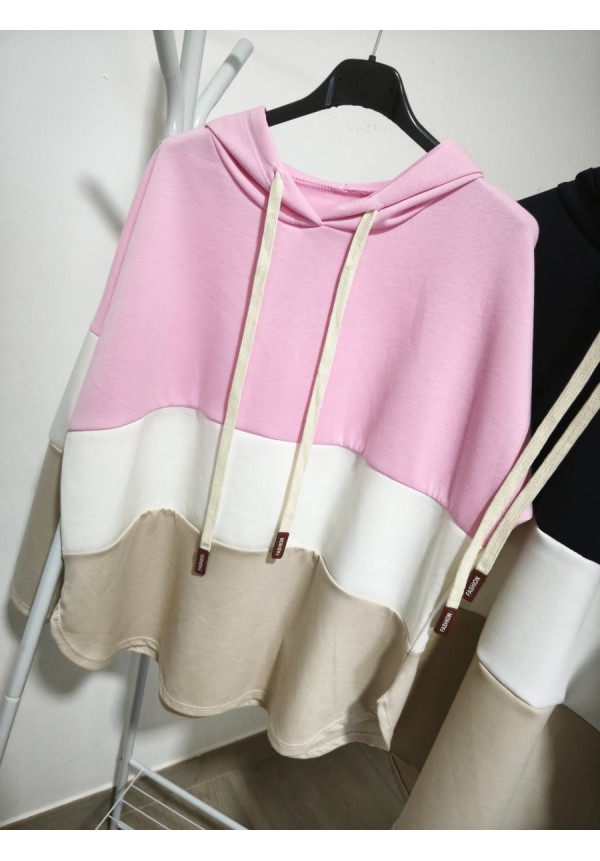 Sudadera tricolor grande