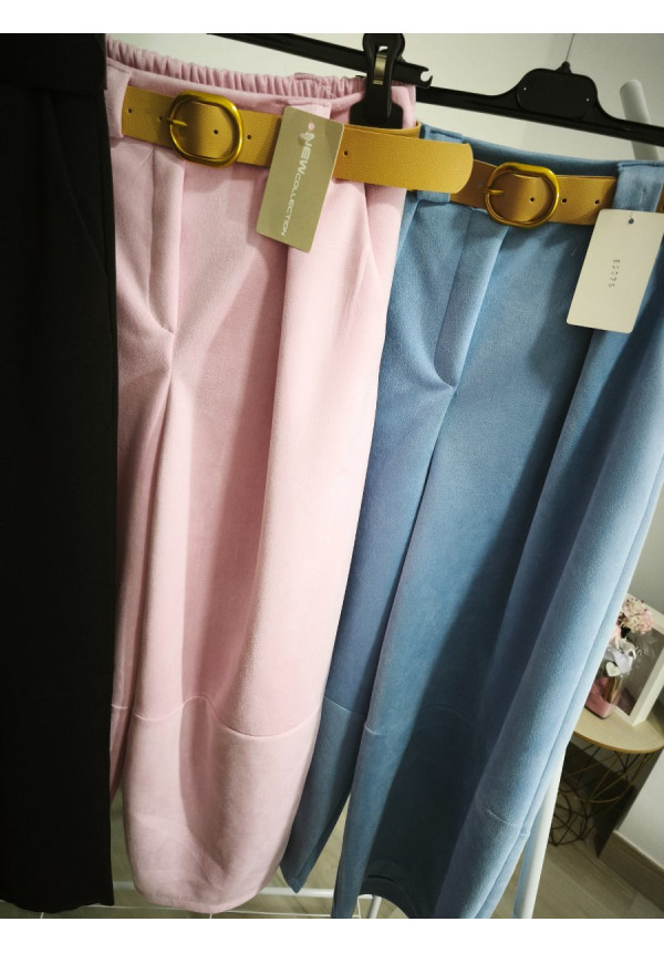 Pantalón globo tobillero antelina