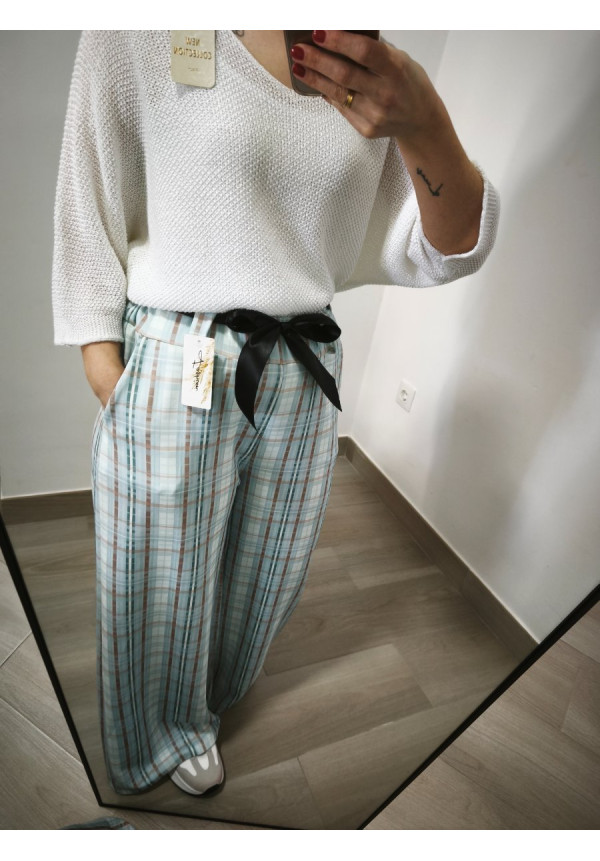 Pantalón cuadros