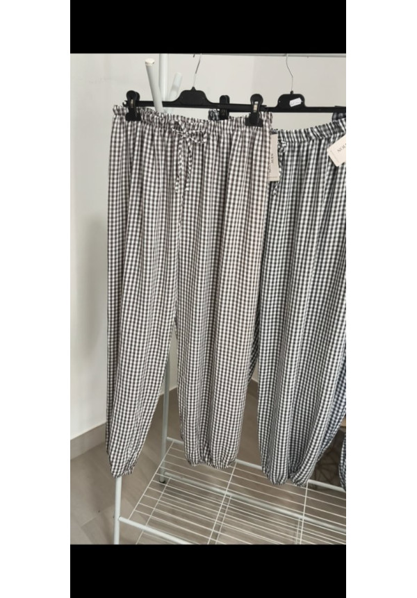Pantalón bombacho vichy