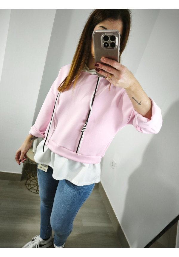 Sudadera bajo volante