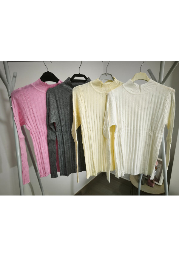 Jersey básico canalé