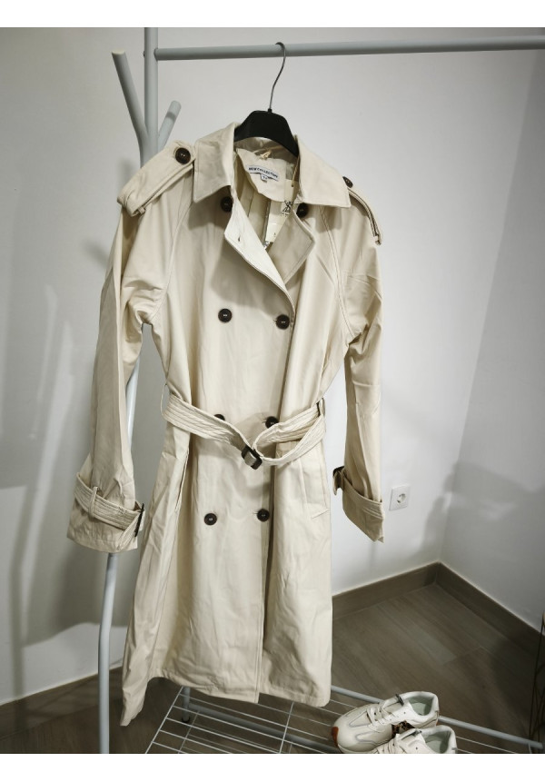 Gabardina forro beige