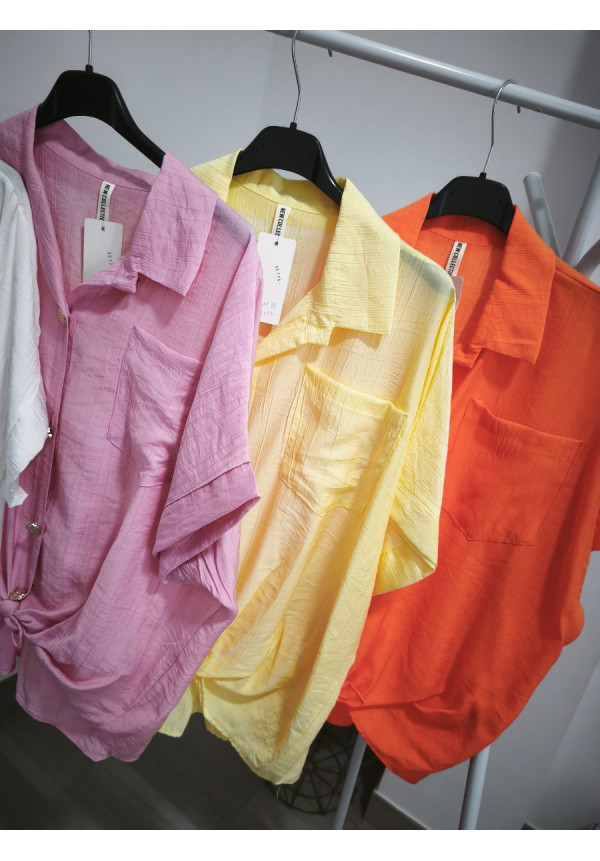 Camisa botones dorados