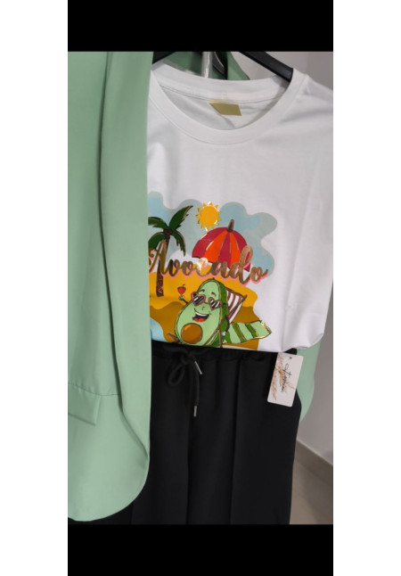 Camiseta aguacate