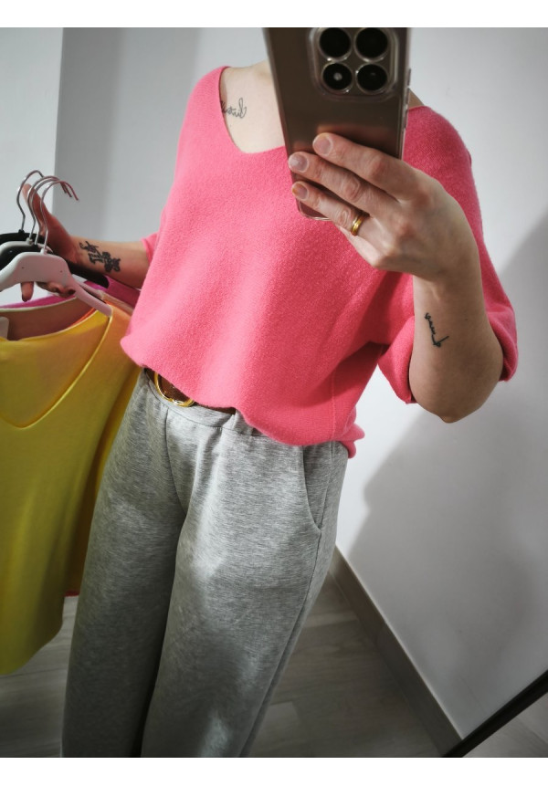 Jersey suave manga corta